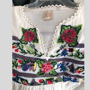 Anthropologie Vanessa Virginia Peasant Blouse